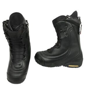NEW Burton Ion Snowboard Boots! Size 12 Black Synthetic Leather Top of the Line